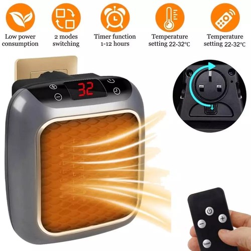 Electric wall heater - heater, fan