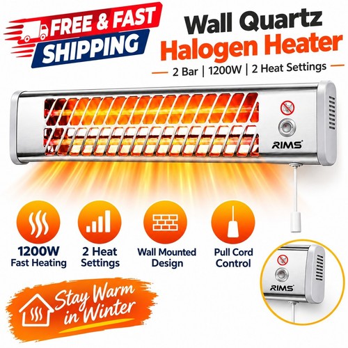 Wall mounted 1200w quartz - wall,