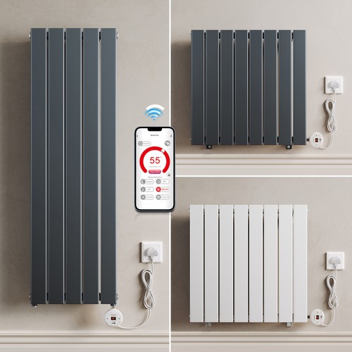 Elegant electric radiator - radiator, wall