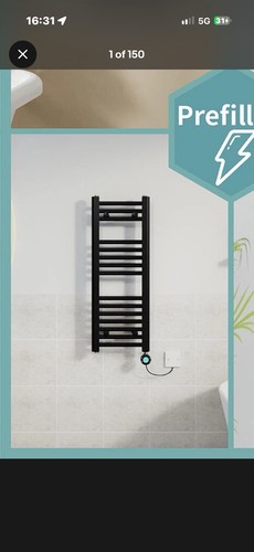 Black prefilled bathroom - black,