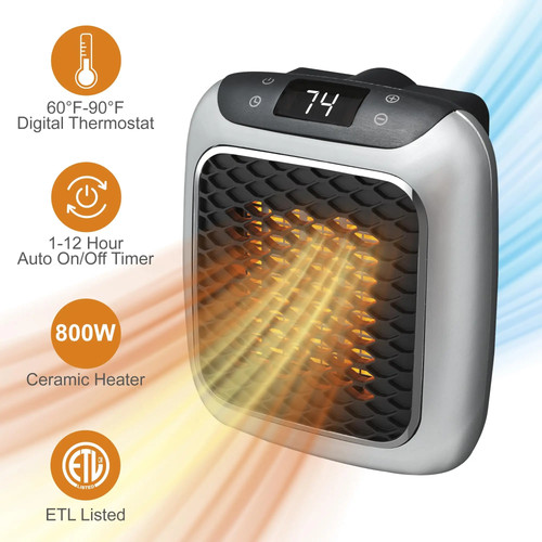 Portable electric fan heater - fan,