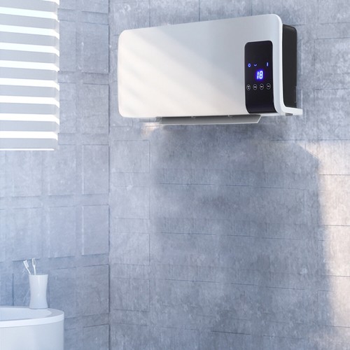 Bathroom wall electric ptc fan - ptc,