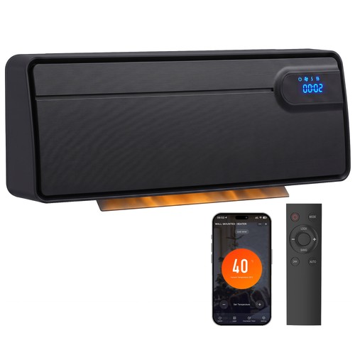 Homcom smart electric heater - smart,