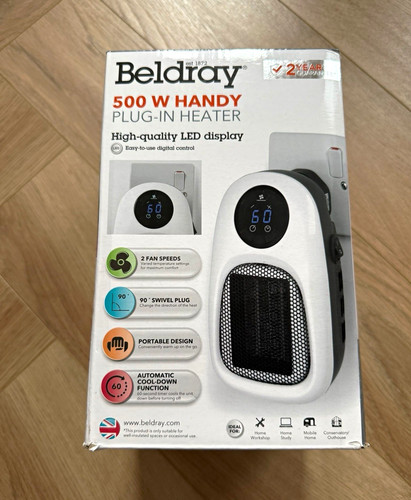 Beldray 500w plug - 500w, plug-in