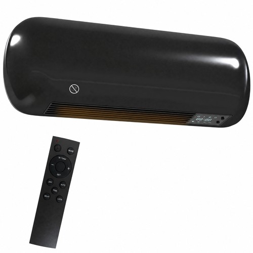 Homcom ceramic electric heater - electric,