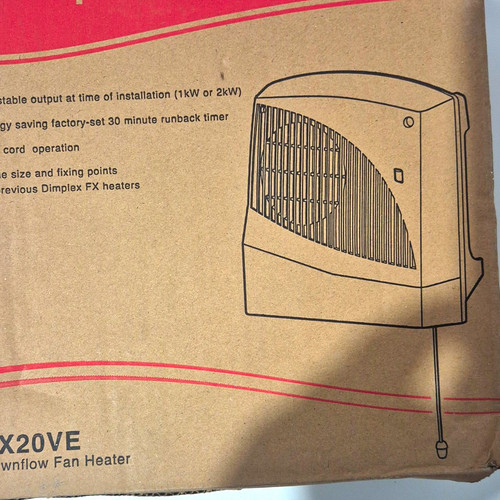 Dimplex fx20ve wall heater - wall,