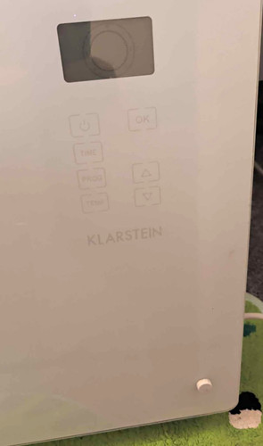 Klarstein white glass - white,