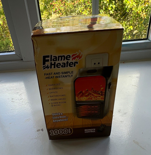Flame heater 1000w - 1000w, plug-in